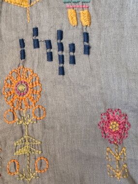 Johny Was BIYA Embroidered Linen Pants Size XL